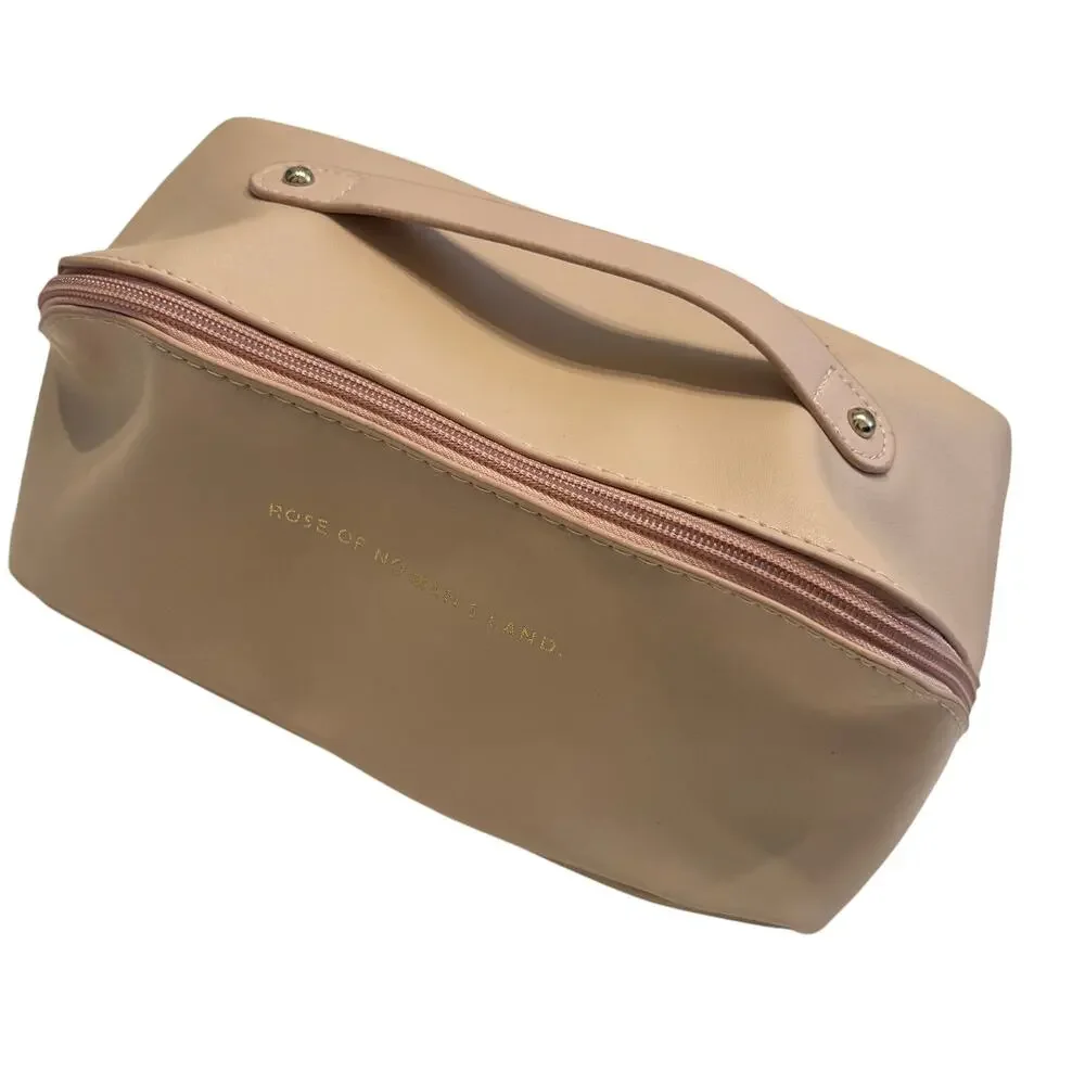 Rose of No Man's Land zip close travel cosmetic toiletry bag A3 2958